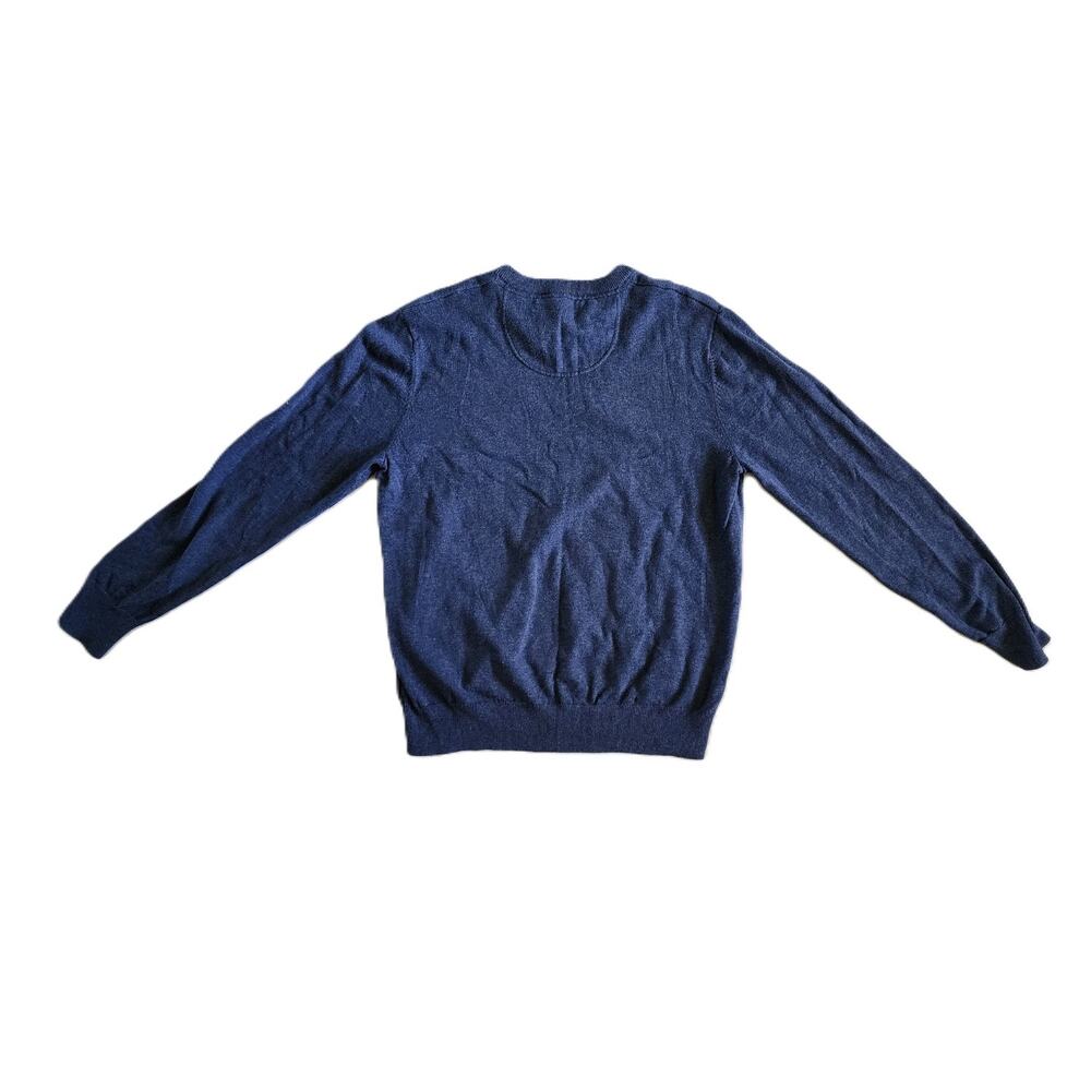 Mens Mark Law Cotton Long Sleeve Sweater V Neck